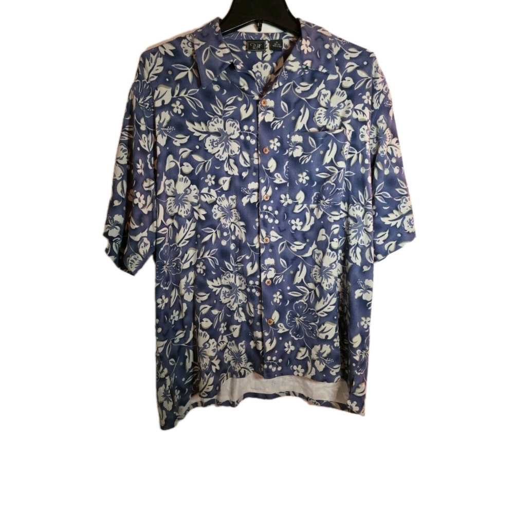Silk Hawaiian Men's Shirt XL WFF